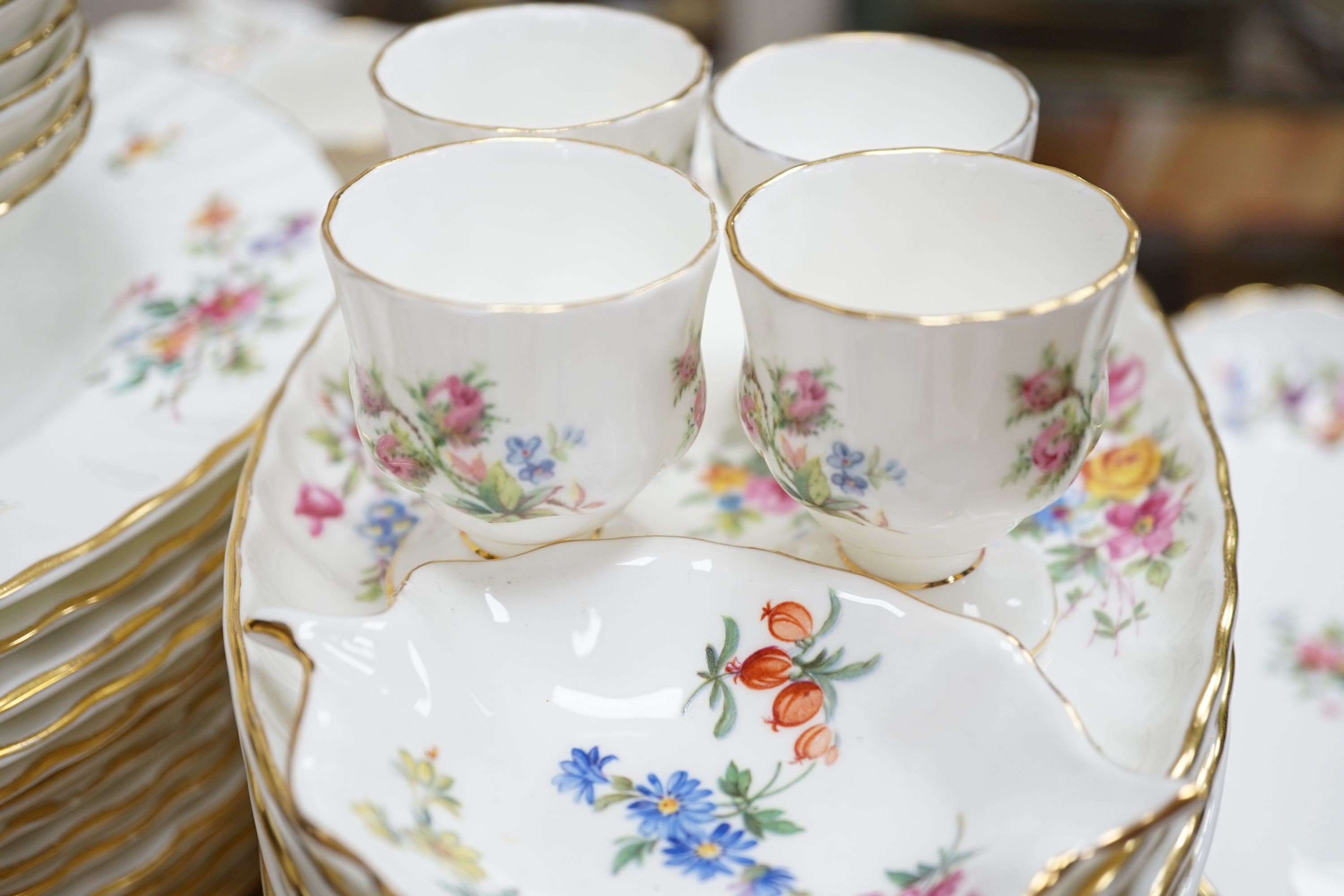 A large Minton Marlow pattern table service